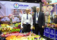 Juan Alvarez and Bill Pemberton of Golden Flower, an importer and distributor in Miami. They supply bouquets and added value products to wholesalers, retailers and mass market.