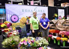 Urszula Sambor and Marlene Vanderselt of Rosa Flora. This Canadian grower is the largest gerbera, lisianthus and snaps grower in North America and is celebrates its 40th anniversary this year. They are currently expanding their farm. More on this later in FloralDaily.