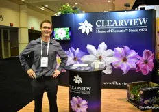 Robbie Wein of Clearview. This Canadian clematis propagator, producer and breeder is specialized in climbing plants and is eager to expand markets further across the USA.