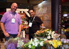 Mark Hoeser and Manny Cantor of Elite Flower. It is a vertically integrated company. "We partner with breeders, we grow, import, export and manufacture."