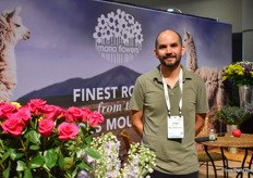Felipe Illamiza of Maria Flowers. They supply roses and consumer bunches to supermarkets. 