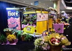 The farm to table concept of fiore in the VW van. 