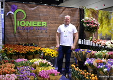 Scott van der Wal Pioneer Flower Farms growing flowers in Ontario, Canada.