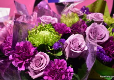 Applause used in a bouquet. 