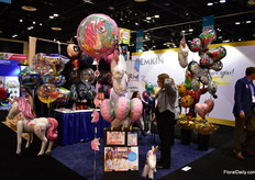 Also balloons were displayed.