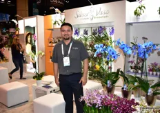 David Perez of Silver Vase. They grow orchids and bromeliads.