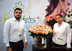 Manuel Diez and Fernanda Perez presenting Kahala, a new variety of Brown Breeding that is, according to Diez, doing really well in the US, Russia and EU. 