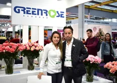 Susana Sandowal and Jose Javier Pallares of Greenrose. They are also one of the five growers of Toffee. 