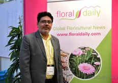M.B. Naqvi of Floriculture Today was also visiting the show.