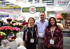 Lucia Carrion, Eduardo Letort and Adela Sola of Hoja Verde, one of the five growers of Toffee. Besides that, they are also preserving roses and making chocolate. 