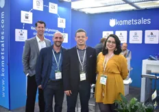 Part of the team of Komet sales. They are exhibiting at the IFTF for the first time as they are eager to venture into the EU. 