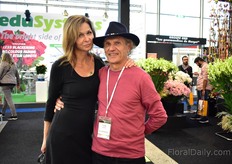 Gabi Armellini and William Armellini of Flowers and Scents were also visiting the show. 