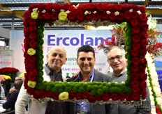 Guiseppe Viscardi of Viaflor, Sal Ercoland of Ercoland Flora and Alberto Longoberde of A.L. Soc. Agr. ARLS. 