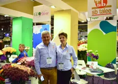 Celiar Norena and Sandra Medina of Geoflora and sb talee, carnation breeders and growers.