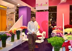 Andres Olier Jauregui of Don Eusebio. This Colombian grower grows carnations. mini carnation and green ball and is currently trialing new products.