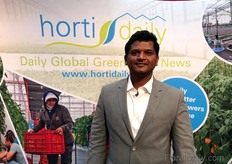 Mr Shivaprasad, marketing director with Suvarnamukhi  Bio-Tech