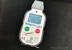 On his neck is the new sensor solution Sensitech recenlty launched.