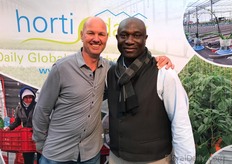 Pieter de Vries with Bercomex & Seth Lamptey with UMS Money Transfer 