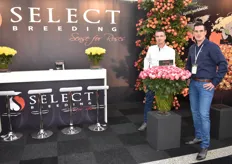 The brothers from Select Breeding, Micheal and Dennis de Geus. Standing with their "No Limit". 