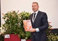 Arjan Alkemade from C.Steenvoorden with their new Catalogue 