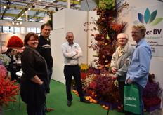 Peter Kolster  together with some clients.