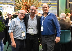 Here we see Huub and Örjan from the Ruiter Innovations and in the middle Juan Jose from Much Flowers.