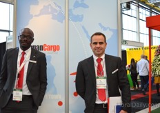 Hezron Gatimu and Corne Kotze of Morgan Cargo. 