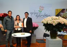 Santiago Queveda, Silvia Caiza and William Fares of Miracle Garden