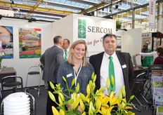 Natasha Heiner of 30Mhz and Ruud Swart of Sercom