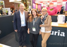 Fabio Di Massa (Diemme Fiori), Simona Savio (Ancef) and Meilin Beirer (Zunino)