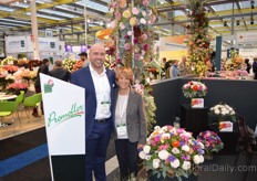 Andrea Moraldo and Franca Ragusa of Promoflor - son and mother