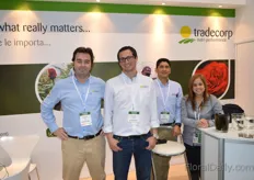 Tradecorp: Alejandro Ledo, Santiago Esquerra, Carlos Wervo and Sandra Anduezas