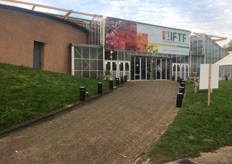 Entrance Expo Haarlemmermeer in Vijfhuizen, the Netherlands. 