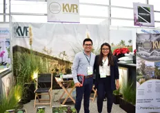 Eduardo Arturo Simon Modesto, Arianda Hilario Calihua of KVR, a landscaping company in Mexico City.