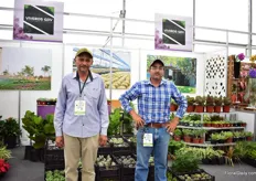 Tropical plants and succulent growers Jorge Gutierrez de Veasco and Eduardo Gutierrez de Velasco. They started growing succulents five years ago and it is currently their best selling crop.