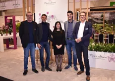 Joop de Boer, Niels Kuiper, Wu Yi, Marco Heijnen and Mark Eijsackers of Floricultura launched their Elastica concept at this year's IPM.