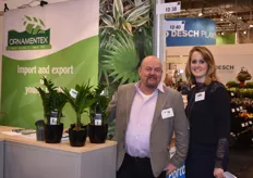 Piet Molenaar & Christel vd Helm with Ornamentex counted many visitors to their booth.