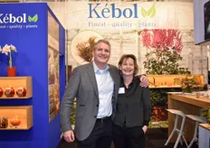 Wim Zandwijk together with Anne Marie van Kebol, together in the booth of Kebol.