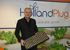 Edward v. Wonderen of Holland Plug, a young company with a biological solution for the production of young plants.