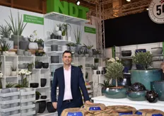 Marco Hartensveld represented NDT International which has a wide product range of indoor and outdoor pottery.