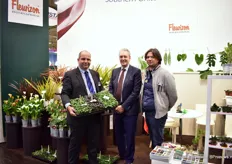 The Fleurizon team that was present at the IPM Essen, from left to right: Michael Unger, Frank de Greef, and Dimitris Dimitrou.
