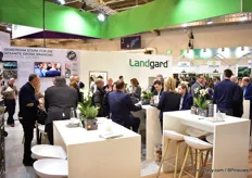 The large and busy booth of Landgard.