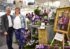 Malene Juhl Jensen and Bent Juhl Jensen of Mystery Lady presented their new aster; Nils Norman, named after the famous Danish florist who also baptized this variety.