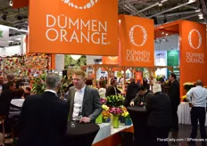 The booth of van Dümmen Orange.