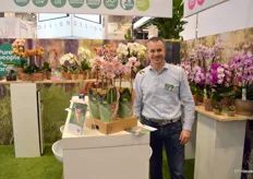 Marcel Moeskops of GreenBalanz. This orchid grower manages sustainable production in a novel way, growing the plants organically.