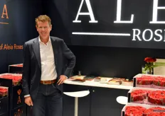 Dirk Hogervorst, director of Spanish-Dutch rose grower Aleia Roses. At the show, the grower presented the new Maxima brand.