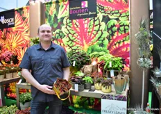Jan Bouten of Gartenbau Bouten from Germany showcases the new brand Freaky Leaves for Coleus. "This wild and natural colourful leaf plant creates attraction in modern and natural packaging." 