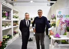Tomas Rijsdijk and Johan Rijsdijk of Kobitex. They export Dutch plants to Italy and according to Tomas, the Spathiphyllum and anthurium are doing very well in Italy.