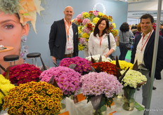 Marchel den Haan and his interpreter representing Dümmen Orange, together with three of it's customers & growers: Kwekerij Sensation, Janssen Maasbree and G&G Flowers, the nursery of Gert van Genderen.