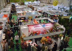 Birdview of the exhibition floor
